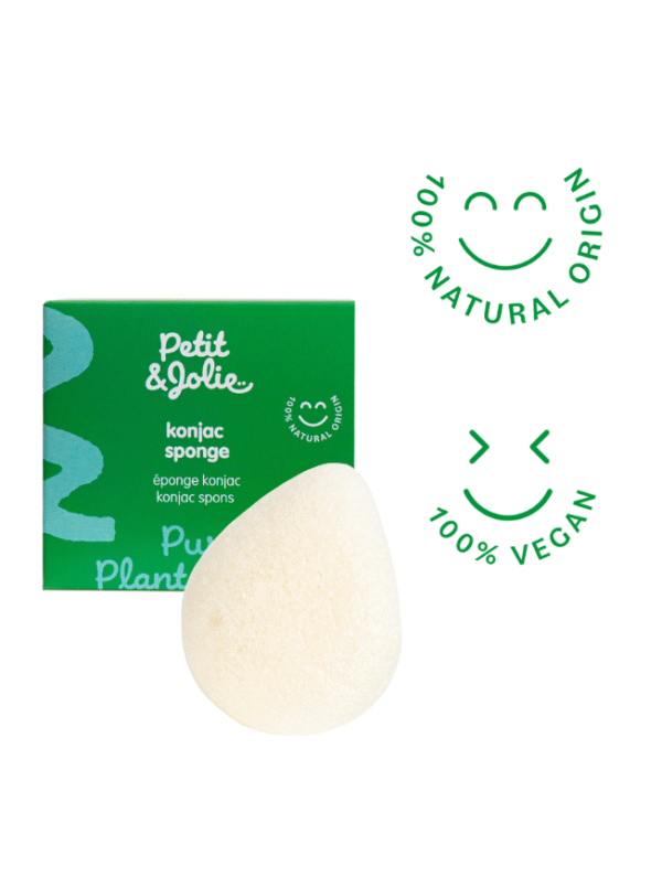 Petit&Jolie konjac sponge - 0% parfum - Afbeelding 2