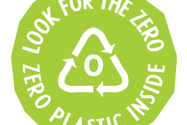 zero plastic inside logo